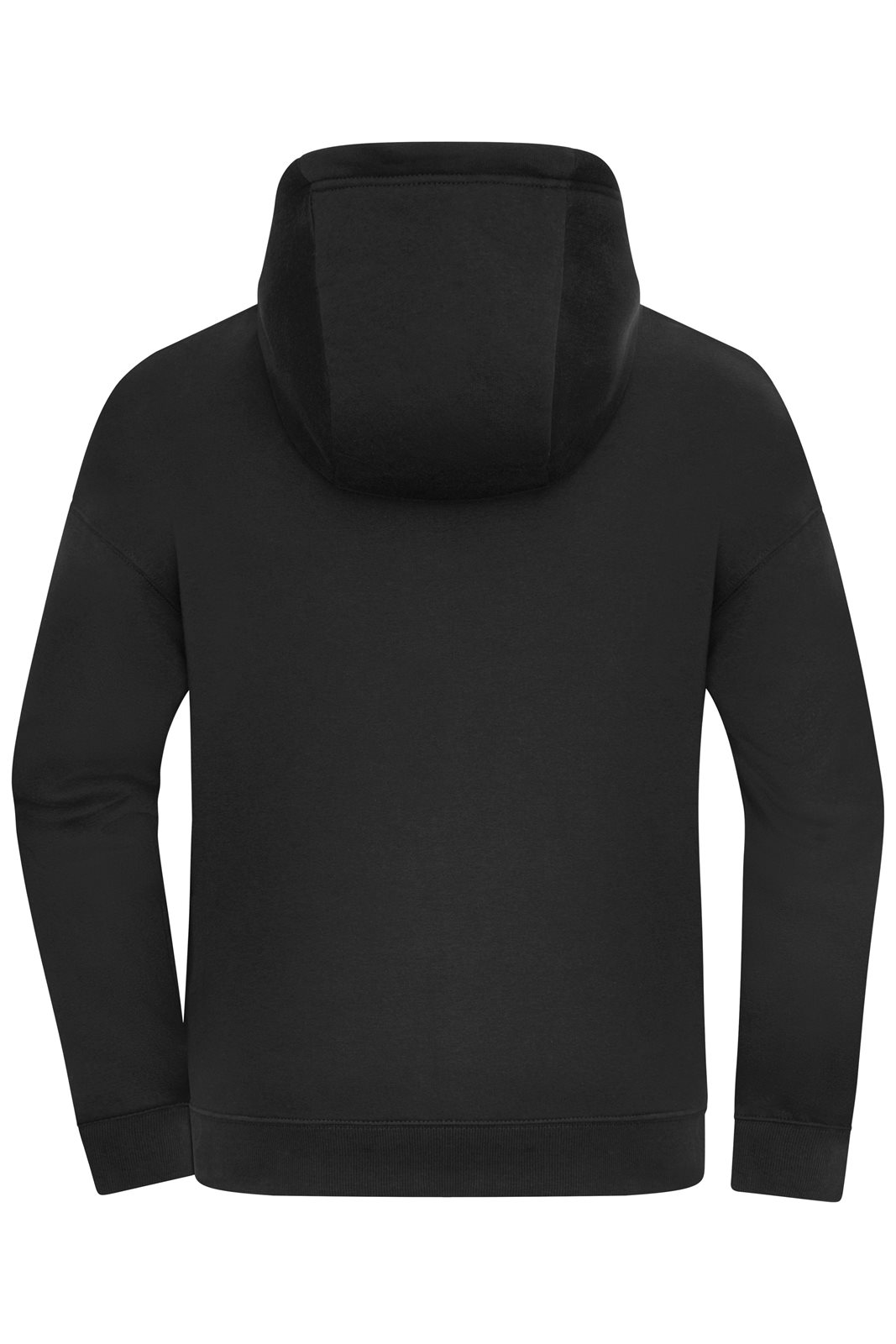 Jacke Unisex Schwarz – Oversized Hooded Jacket UNISEX OCS Blended & RCS, Detailansicht