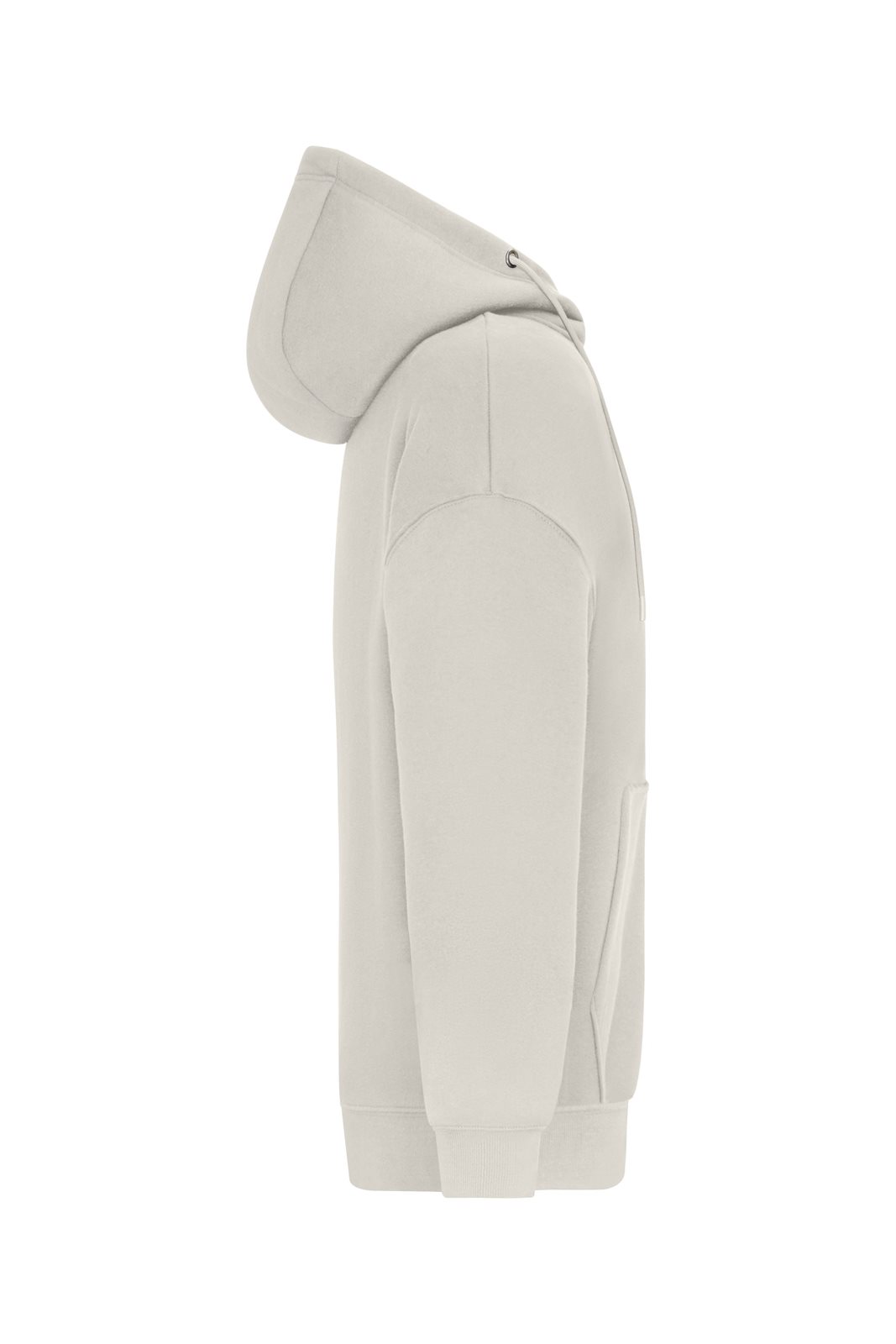 Jacke Unisex Braun – Oversized Hooded Jacket UNISEX OCS Blended & RCS, Detailansicht