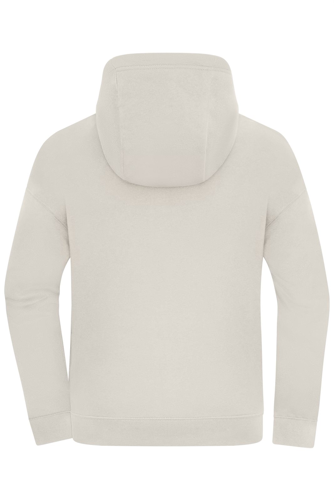 Jacke Unisex Braun – Oversized Hooded Jacket UNISEX OCS Blended & RCS, Detailansicht