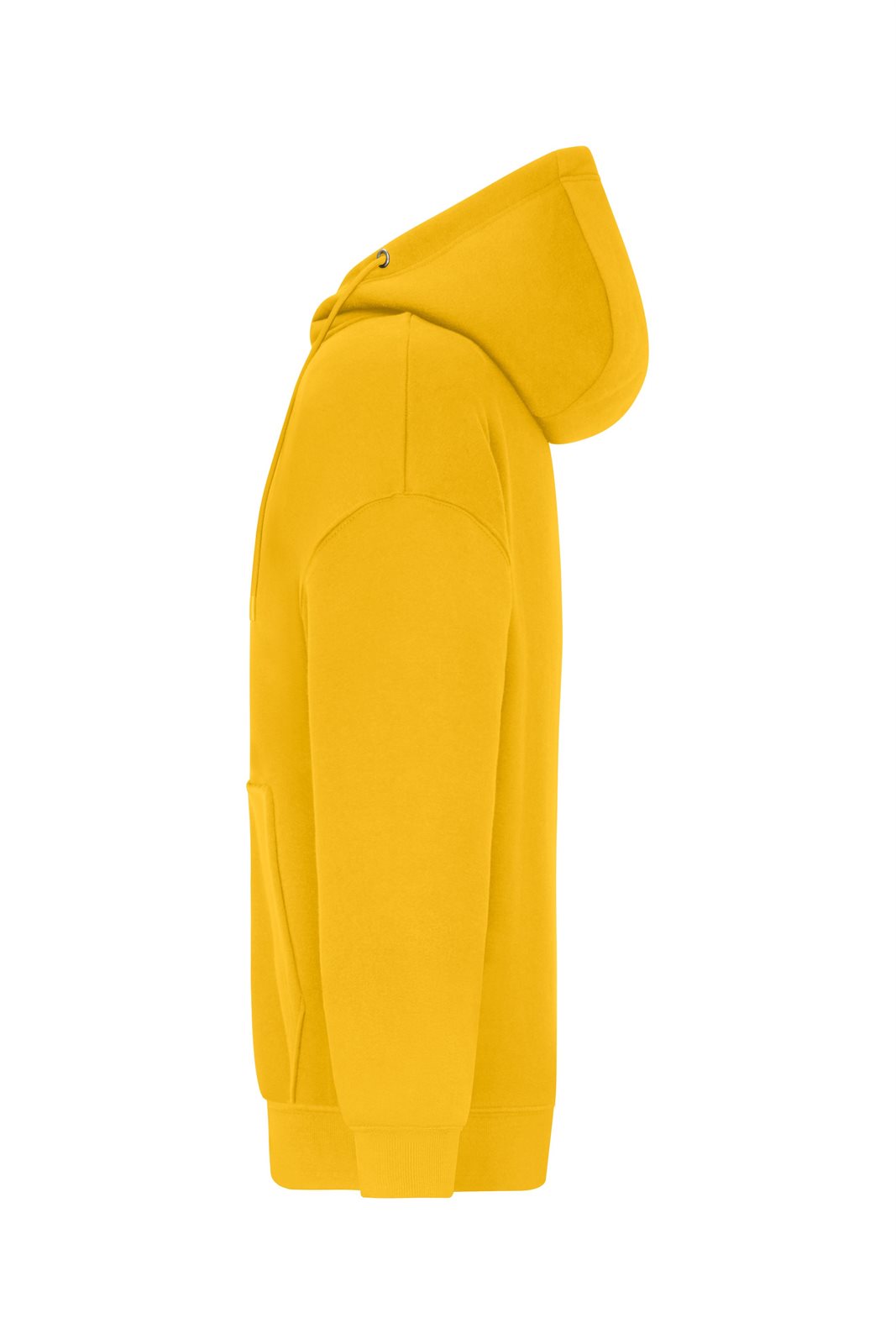 Jacke Unisex Gelb – Oversized Hooded Jacket UNISEX OCS Blended & RCS, Detailansicht