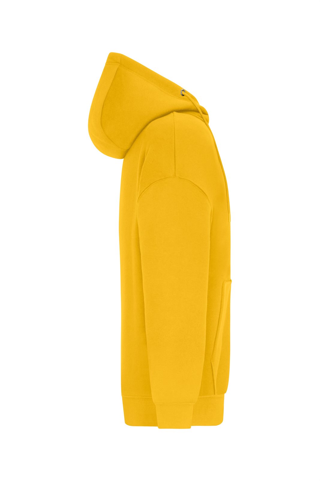 Jacke Unisex Gelb – Oversized Hooded Jacket UNISEX OCS Blended & RCS, Detailansicht