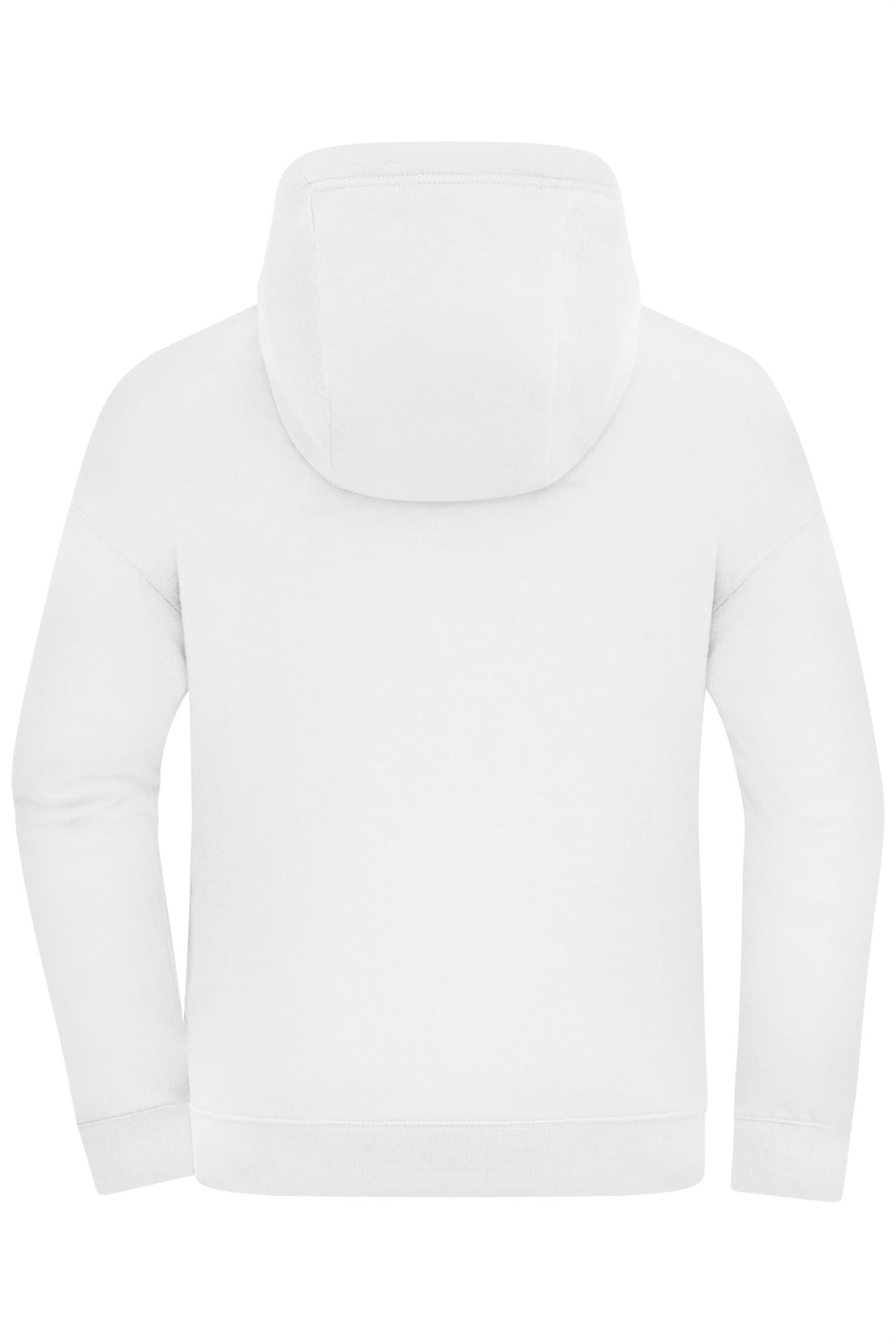Jacke Unisex Weiß – Oversized Hooded Jacket UNISEX OCS Blended & RCS, Detailansicht