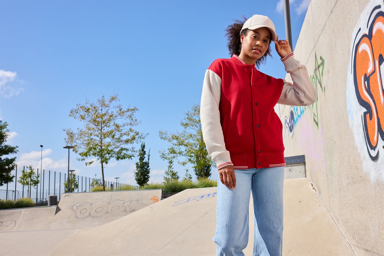 Jacke Unisex – College-Jacket UNISEX OCS Blended & RCS, Detailansicht