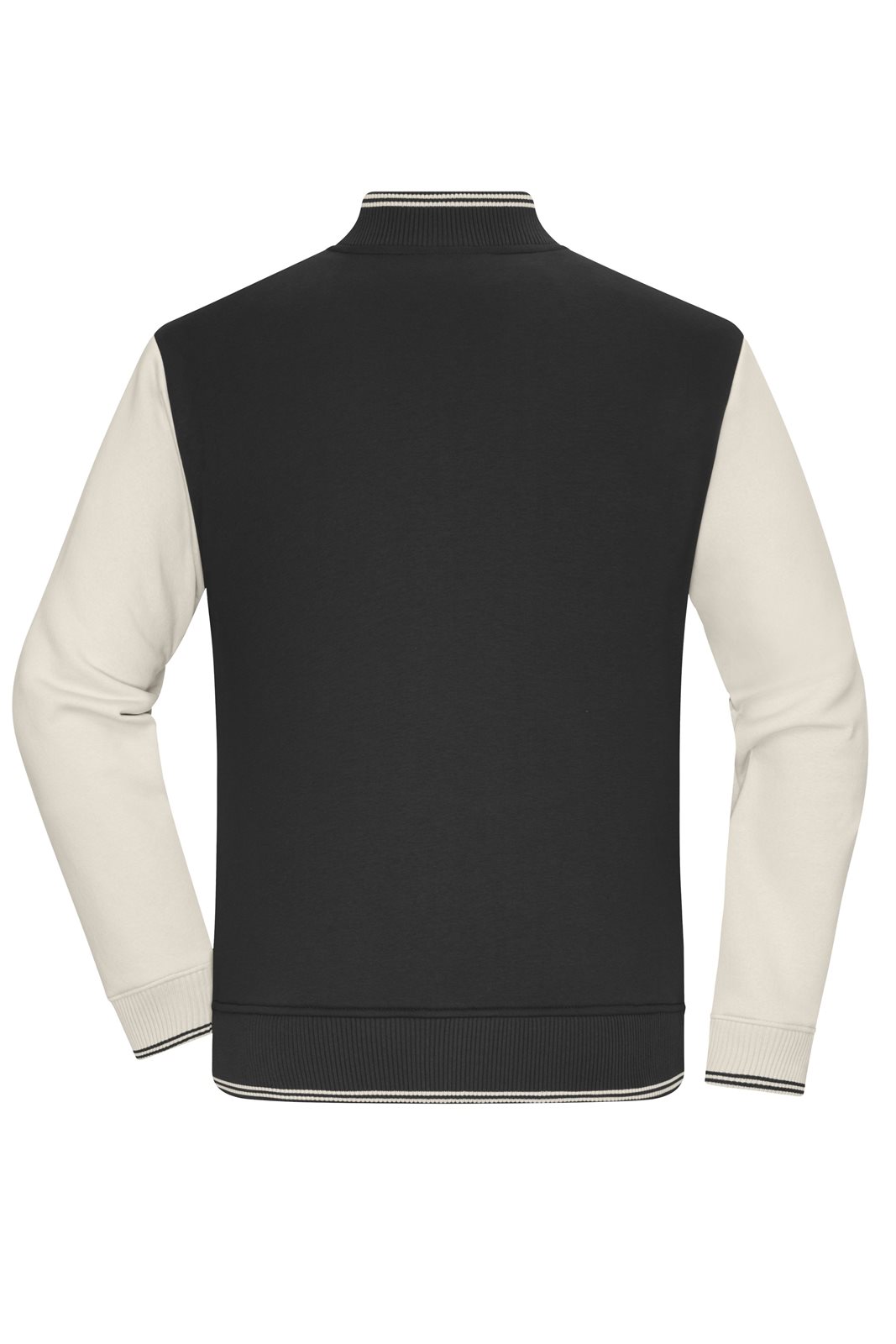 Jacke Unisex Schwarz/Braun – College-Jacket UNISEX OCS Blended & RCS, Detailansicht