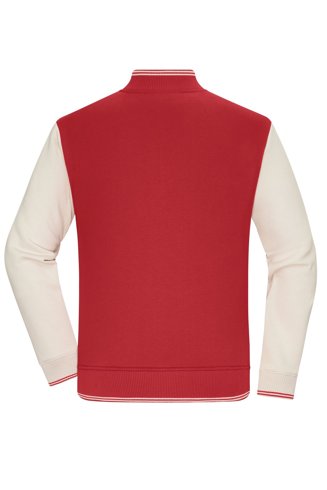Jacke Unisex Rot/Braun – College-Jacket UNISEX OCS Blended & RCS, Detailansicht