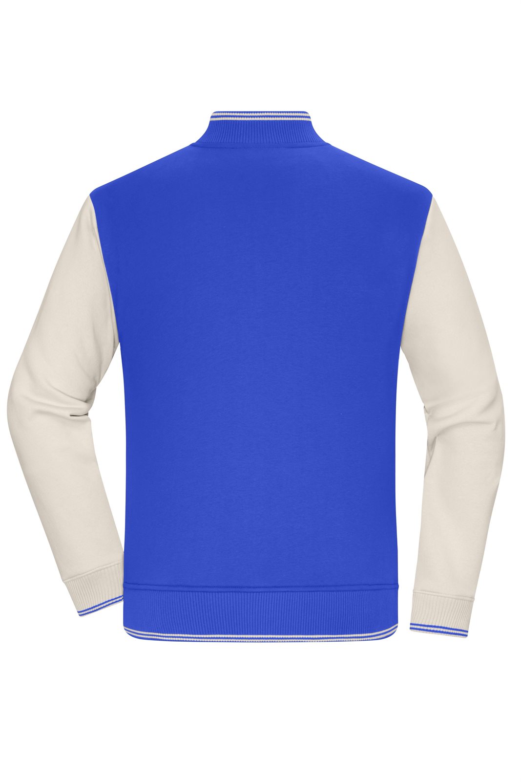 Jacke Unisex Blau/Braun – College-Jacket UNISEX OCS Blended & RCS, Detailansicht