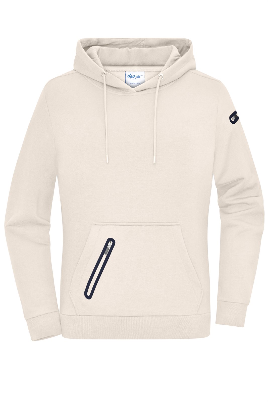 Pullover Damen Braun – Ladies' Hoody Interlock OCS Blended & RCS