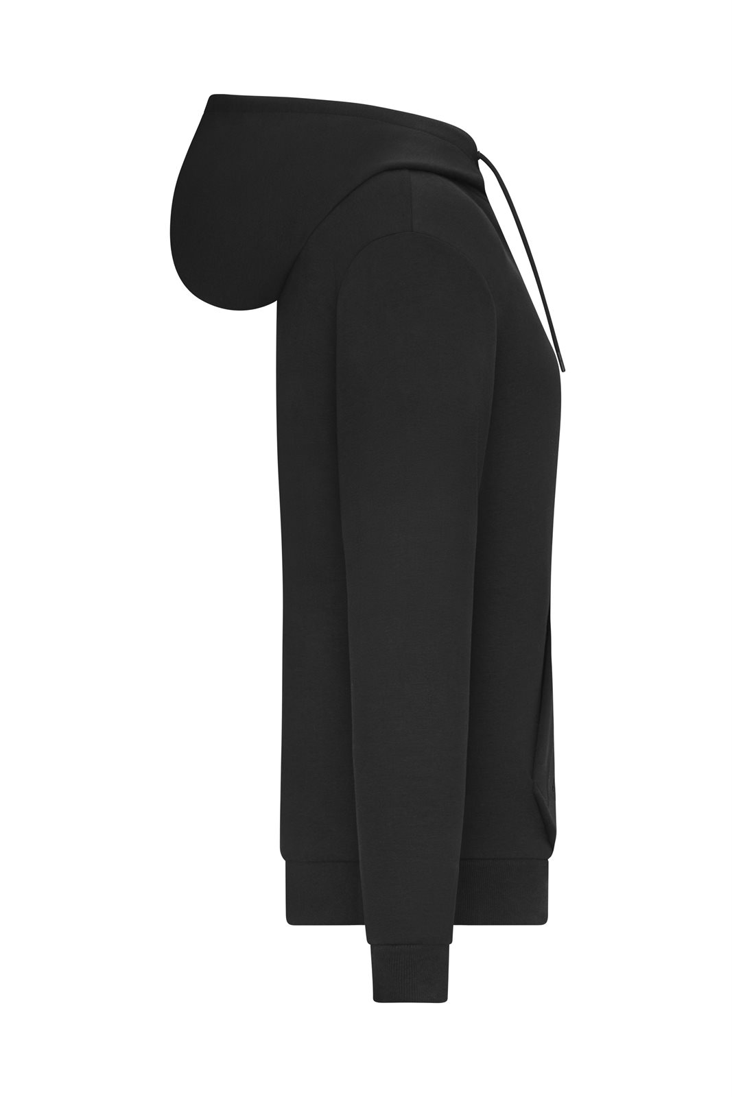 Pullover Damen Schwarz – Ladies' Hoody Interlock OCS Blended & RCS, Detailansicht