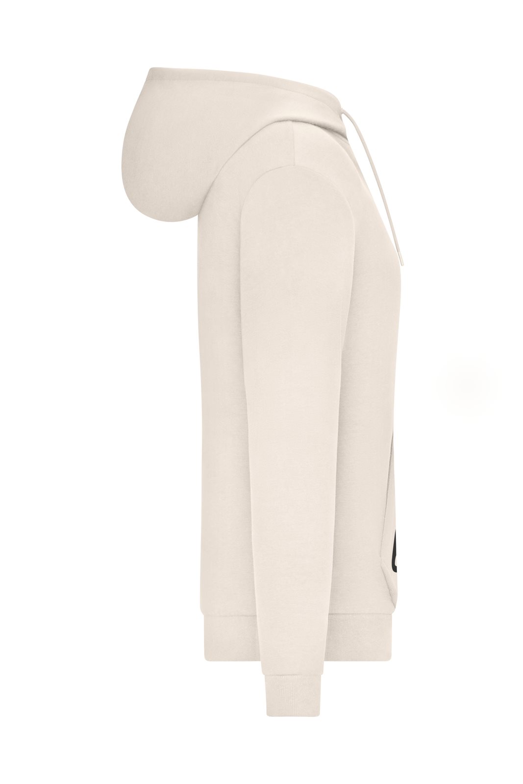 Pullover Damen Braun – Ladies' Hoody Interlock OCS Blended & RCS, Detailansicht