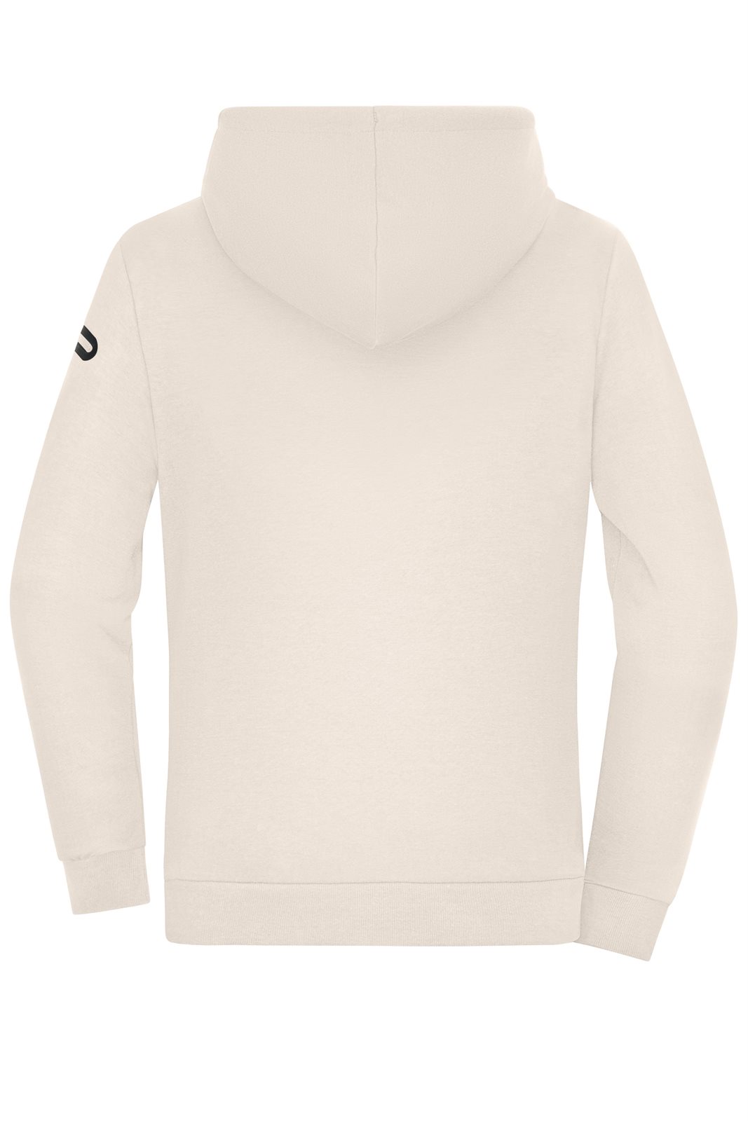 Pullover Damen Braun – Ladies' Hoody Interlock OCS Blended & RCS, Detailansicht