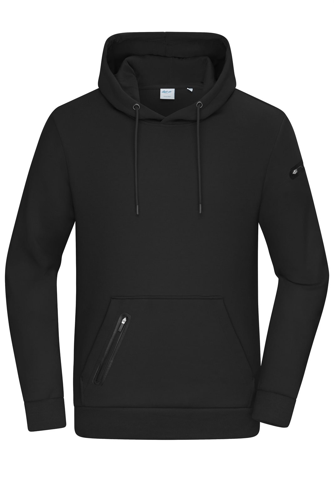 Pullover Herren Schwarz – Men's Hoody Interlock OCS Blended & RCS