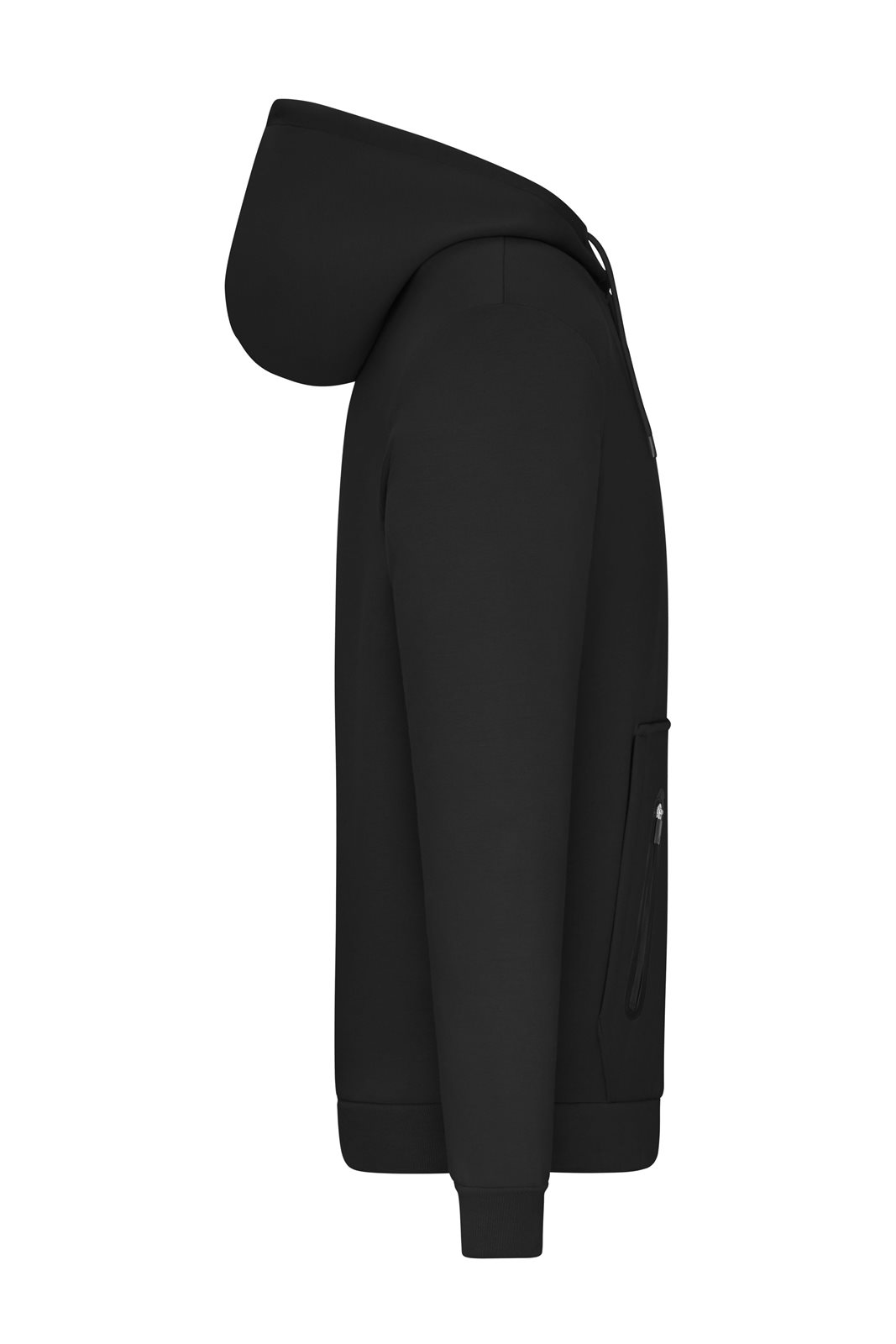 Pullover Herren Schwarz – Men's Hoody Interlock OCS Blended & RCS, Detailansicht