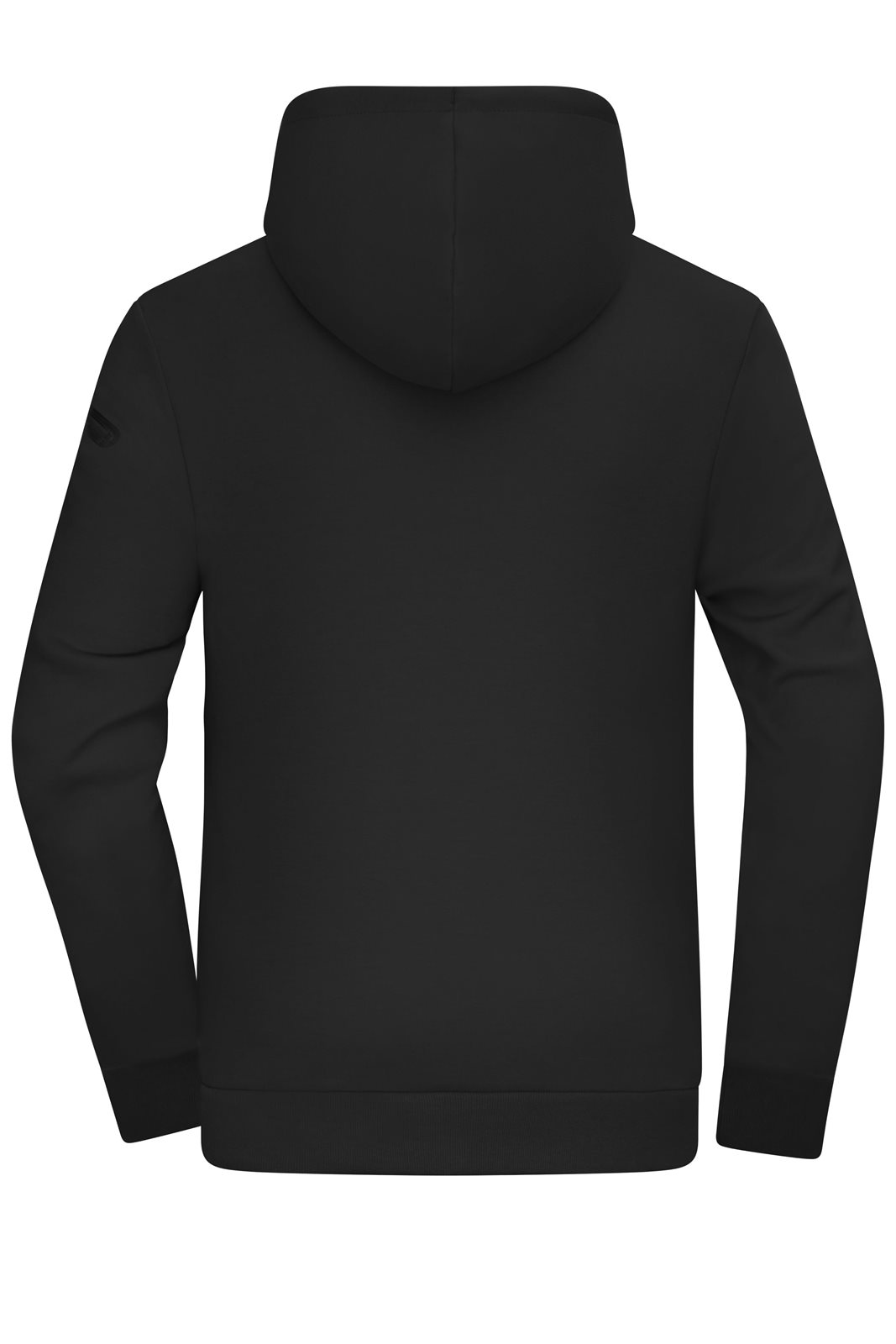 Pullover Herren Schwarz – Men's Hoody Interlock OCS Blended & RCS, Detailansicht