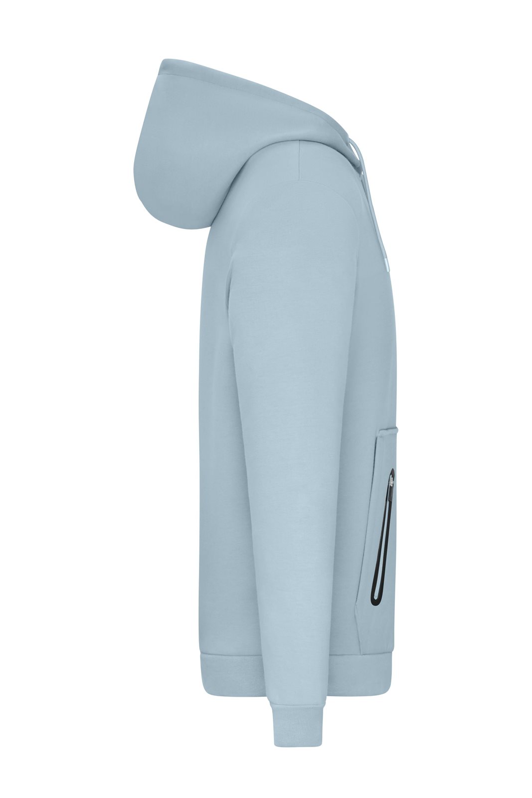 Pullover Herren Blau – Men's Hoody Interlock OCS Blended & RCS, Detailansicht