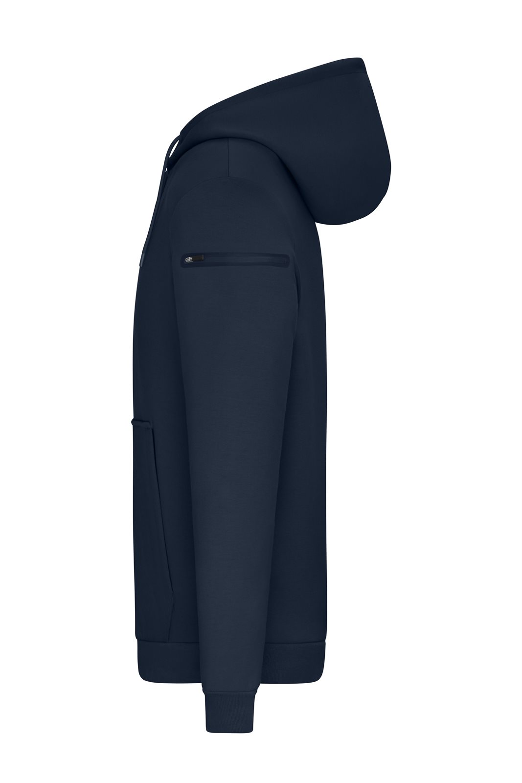 Pullover Herren Blau – Men's Hoody Interlock OCS Blended & RCS, Detailansicht