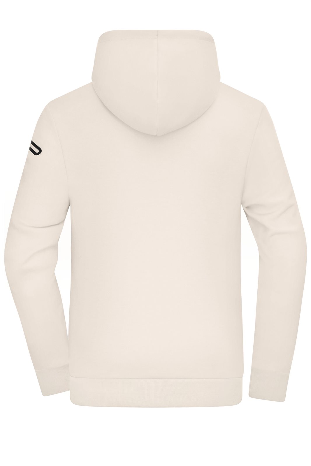Pullover Herren Braun – Men's Hoody Interlock OCS Blended & RCS, Detailansicht