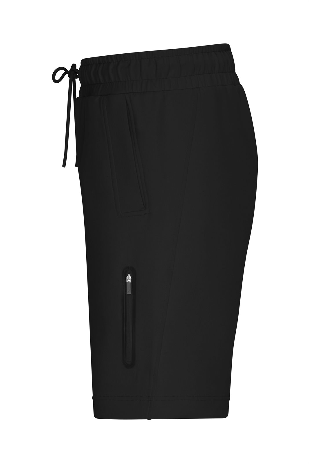 Hose Herren Schwarz – Men's Shorts Interlock OCS Blended & RCS, Detailansicht