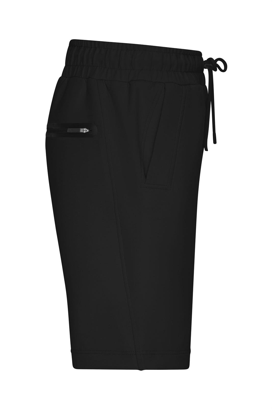 Hose Herren Schwarz – Men's Shorts Interlock OCS Blended & RCS, Detailansicht