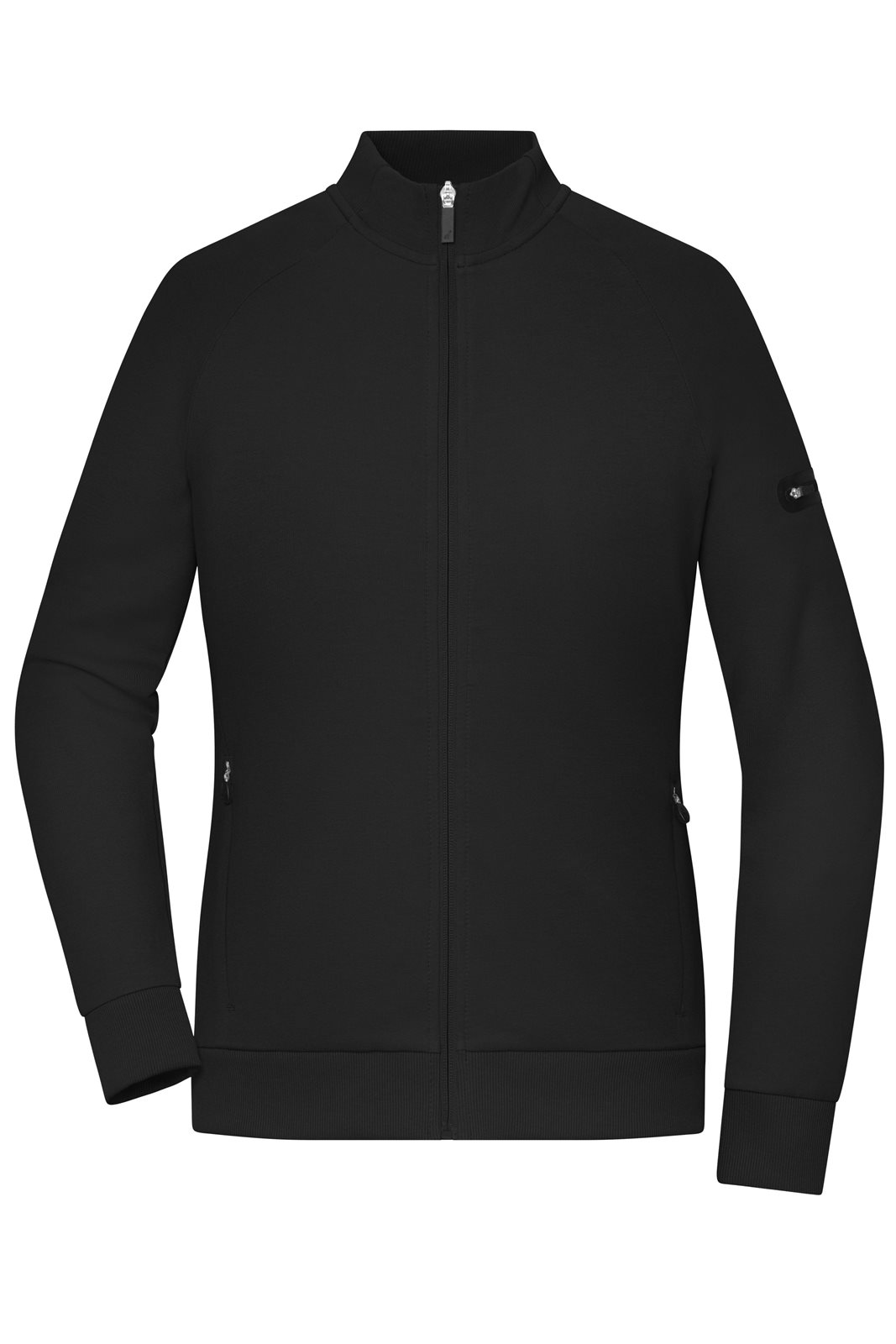 Jacke Damen Schwarz – Ladies' Zip Jacket Interlock OCS Blended & RCS