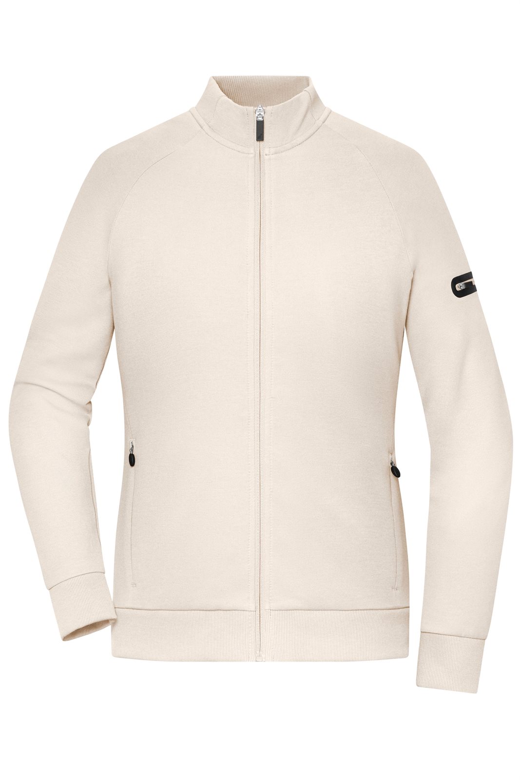 Jacke Damen Braun – Ladies' Zip Jacket Interlock OCS Blended & RCS