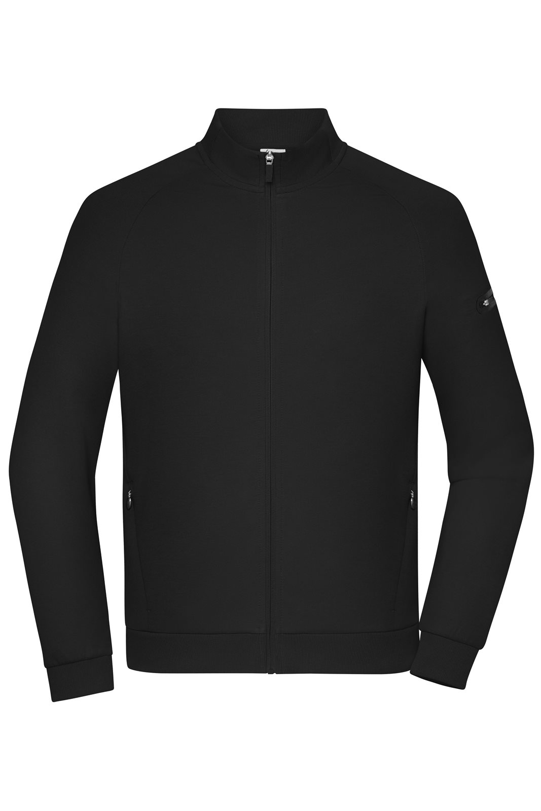 Jacke Herren Schwarz – Men's Zip Jacket Interlock OCS Blended & RCS
