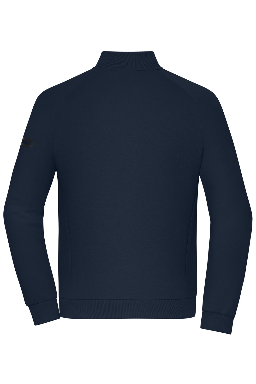 Jacke Herren Blau – Men's Zip Jacket Interlock OCS Blended & RCS, Detailansicht