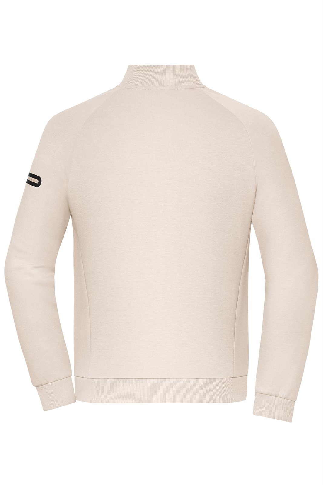 Jacke Herren Braun – Men's Zip Jacket Interlock OCS Blended & RCS, Detailansicht