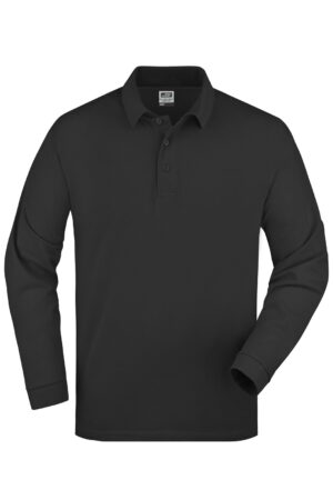 Poloshirt Unisex Schwarz – Polo-Piqué Long-Sleeved
