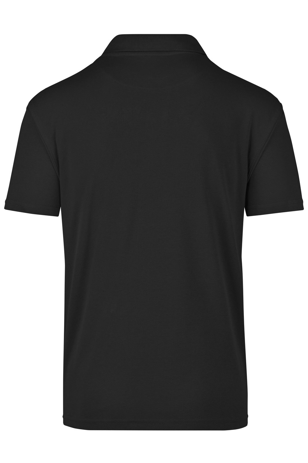 Poloshirt Herren Schwarz – Function Polo, Detailansicht