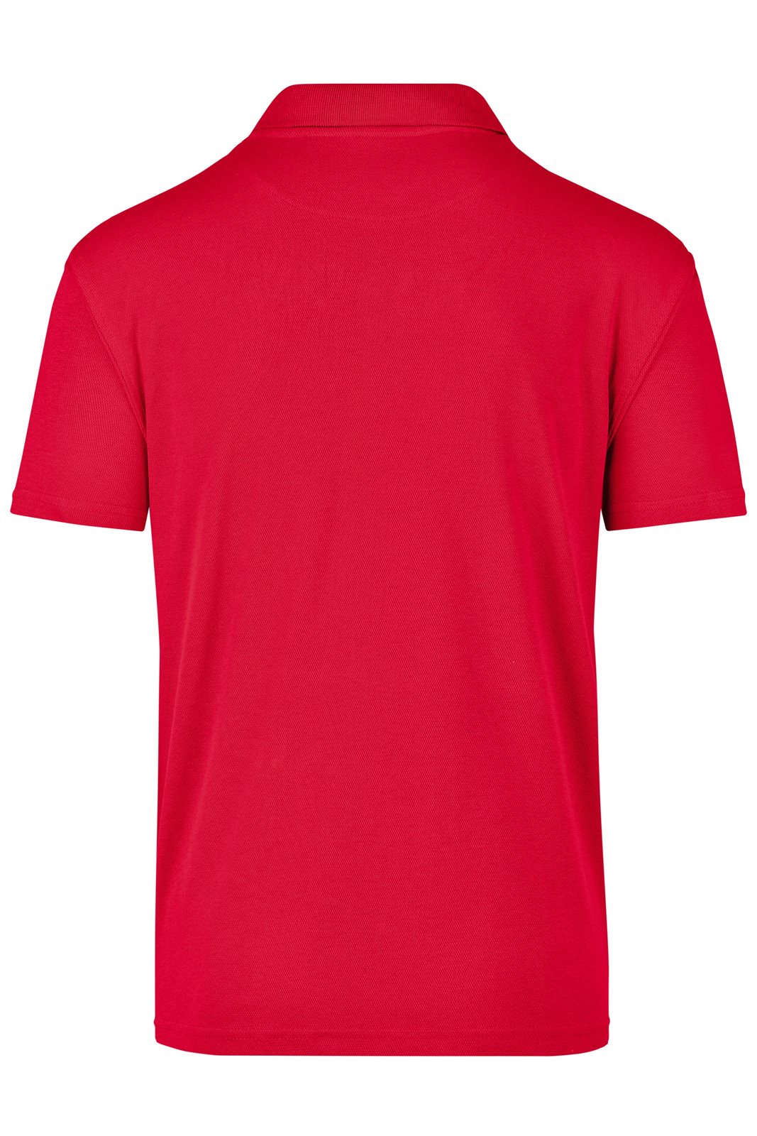 Poloshirt Herren Rot – Function Polo, Detailansicht