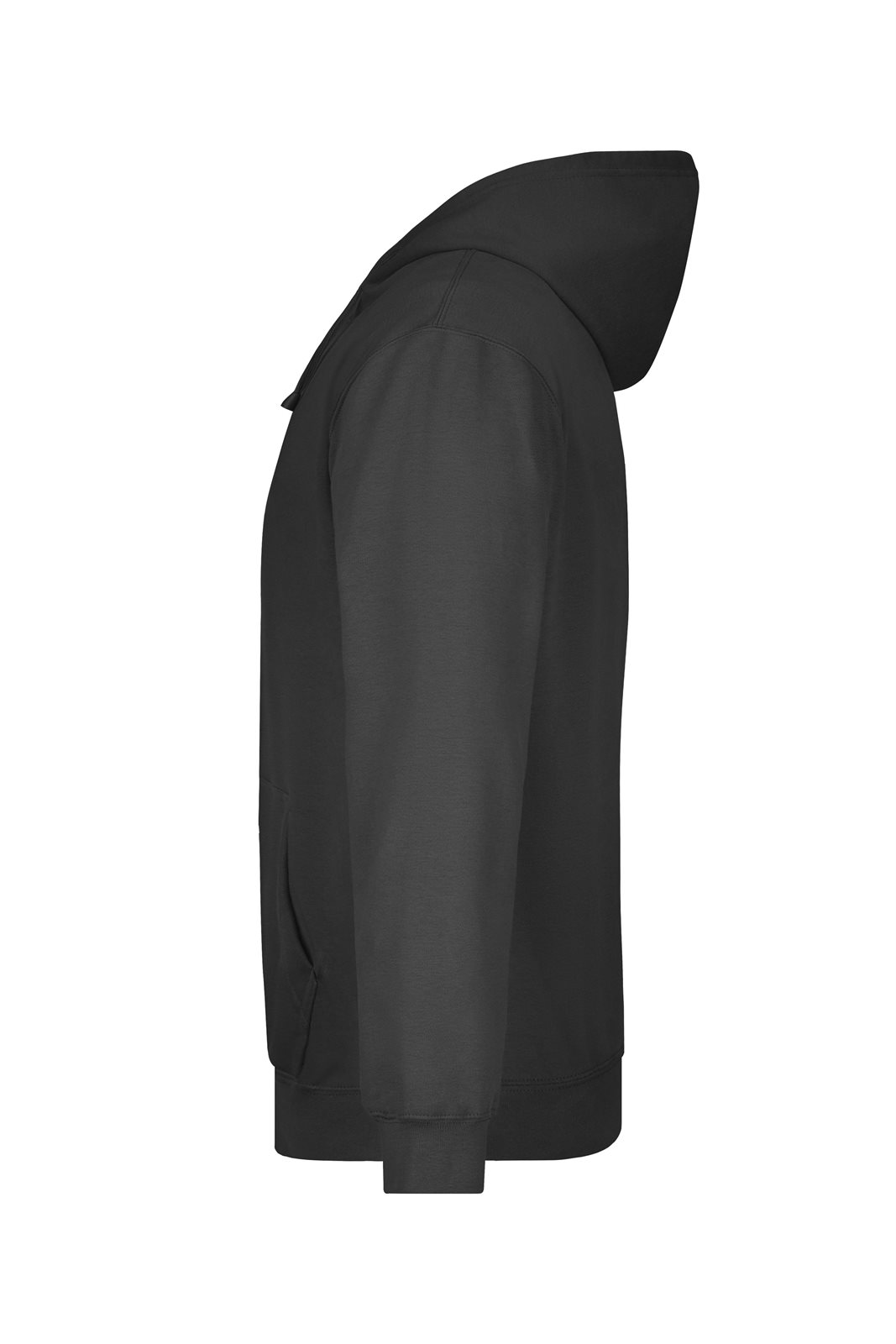 Pullover Herren Schwarz – Hooded Sweat, Detailansicht