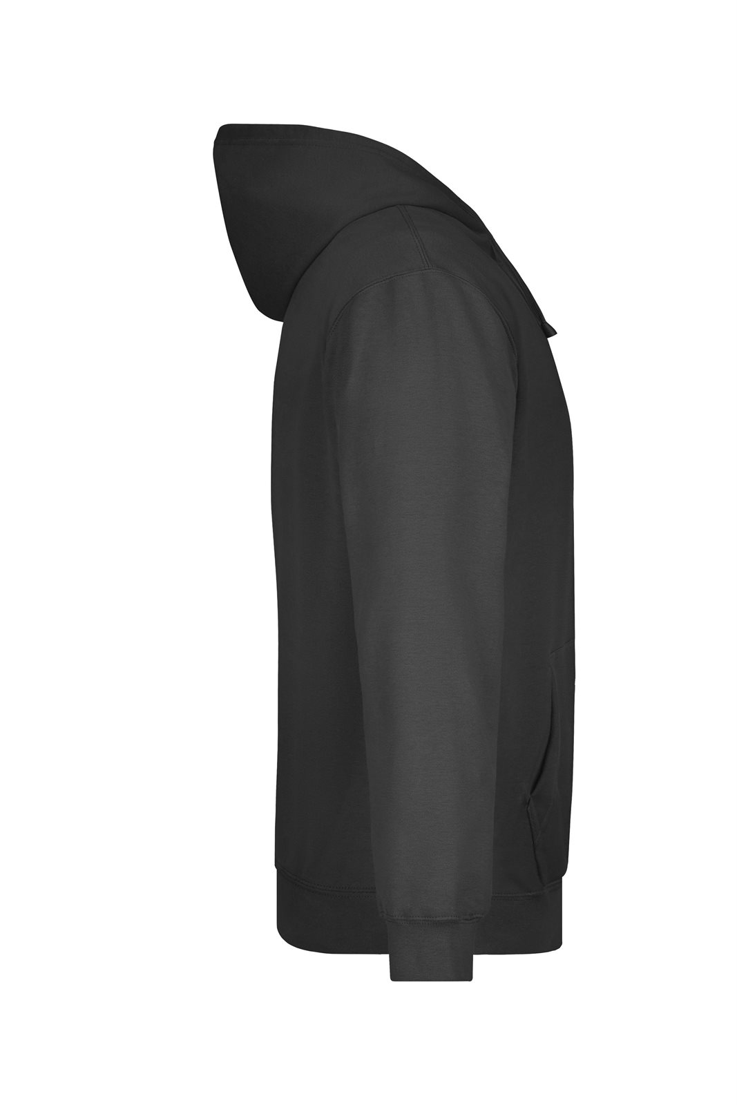 Pullover Herren Schwarz – Hooded Sweat, Detailansicht