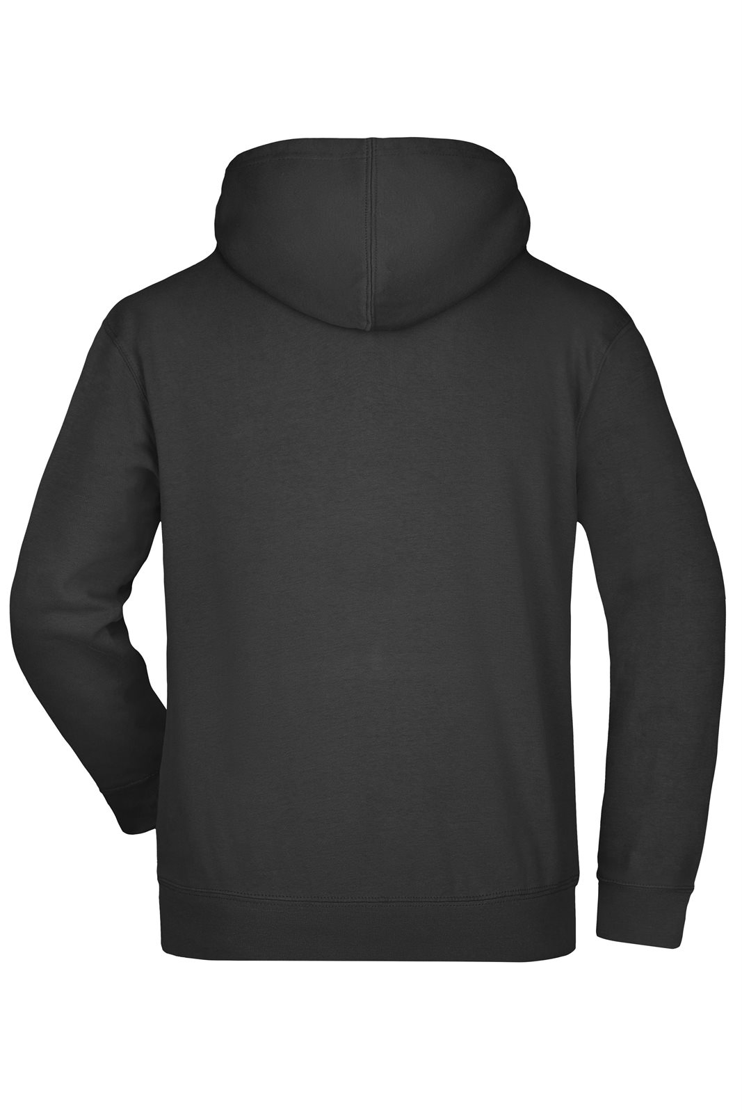 Pullover Herren Schwarz – Hooded Sweat, Detailansicht