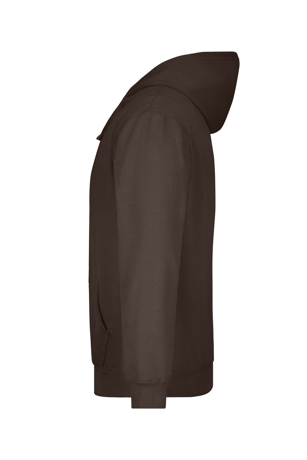Pullover Herren Braun – Hooded Sweat, Detailansicht
