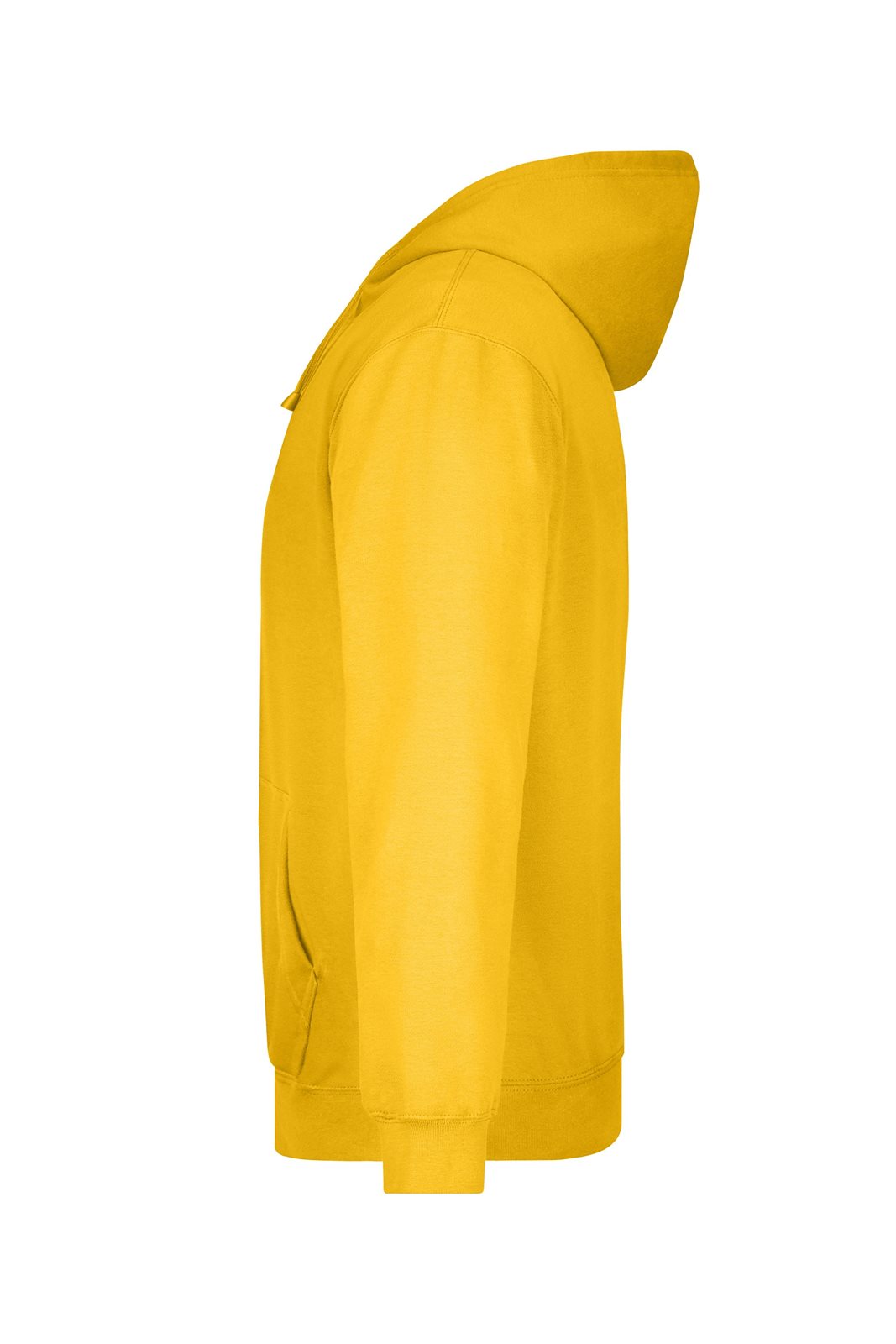 Pullover Herren Gelb – Hooded Sweat, Detailansicht