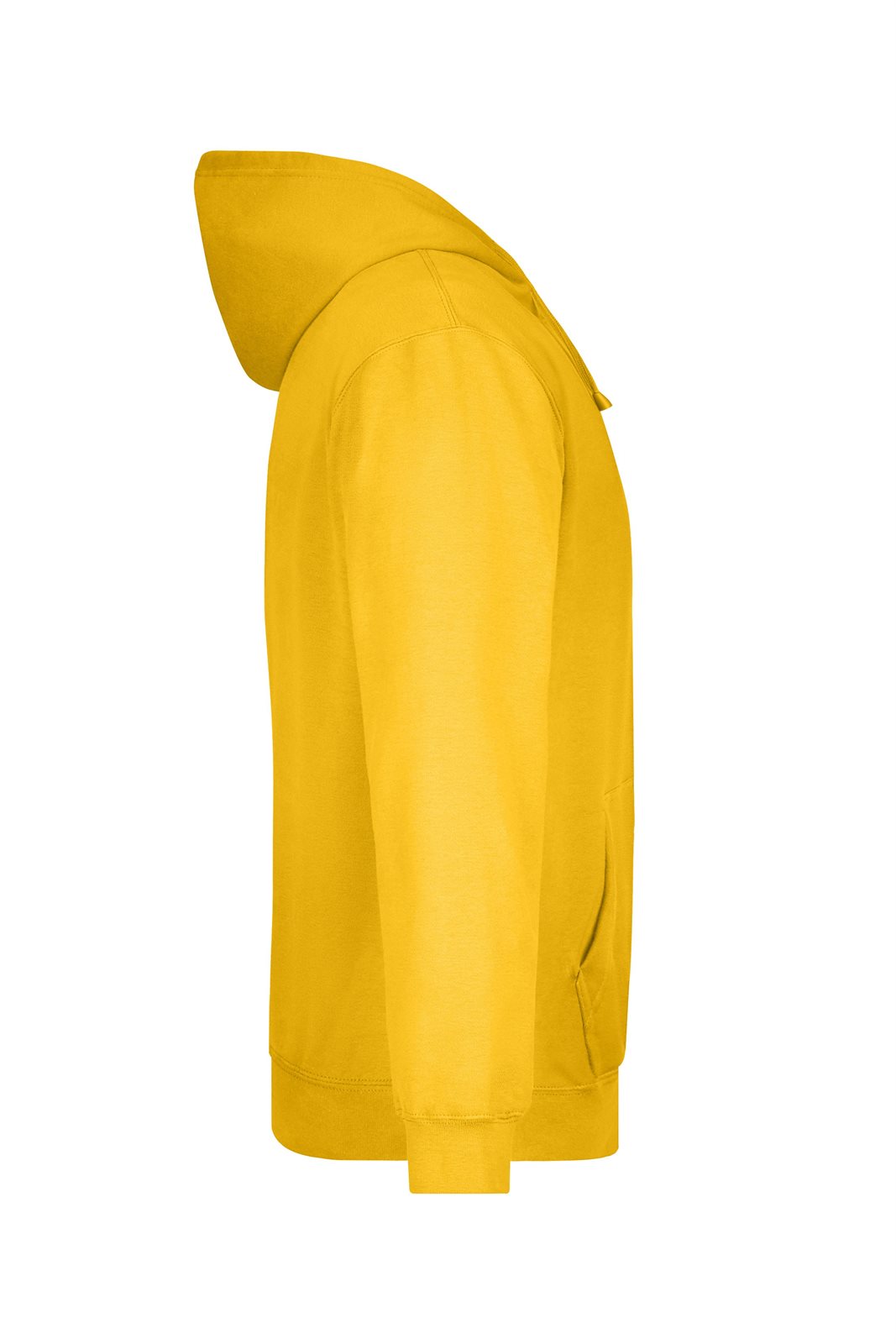 Pullover Herren Gelb – Hooded Sweat, Detailansicht