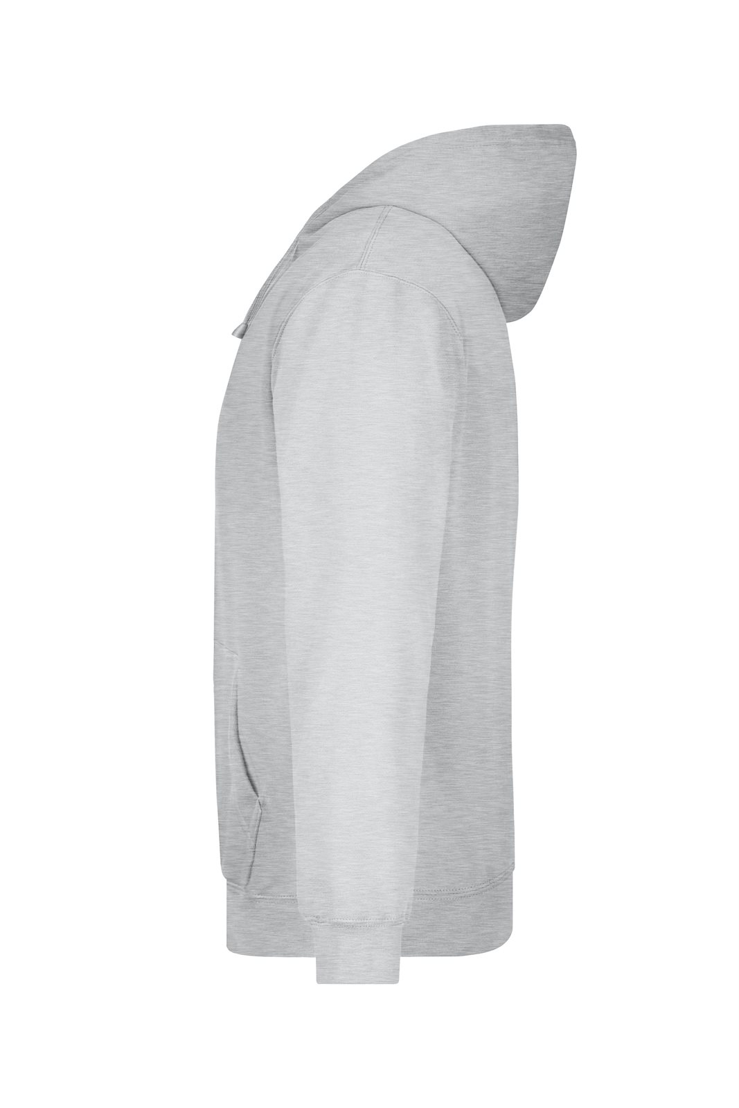 Pullover Herren Grau – Hooded Sweat, Detailansicht