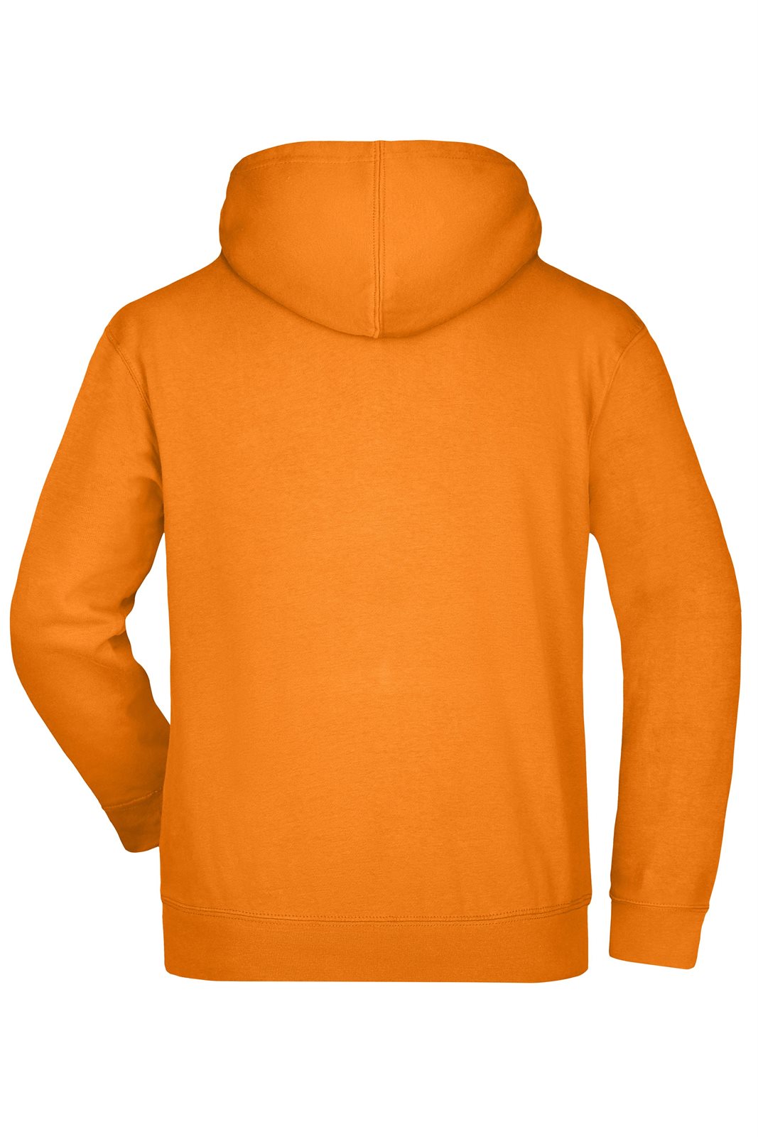Pullover Herren Orange – Hooded Sweat, Detailansicht