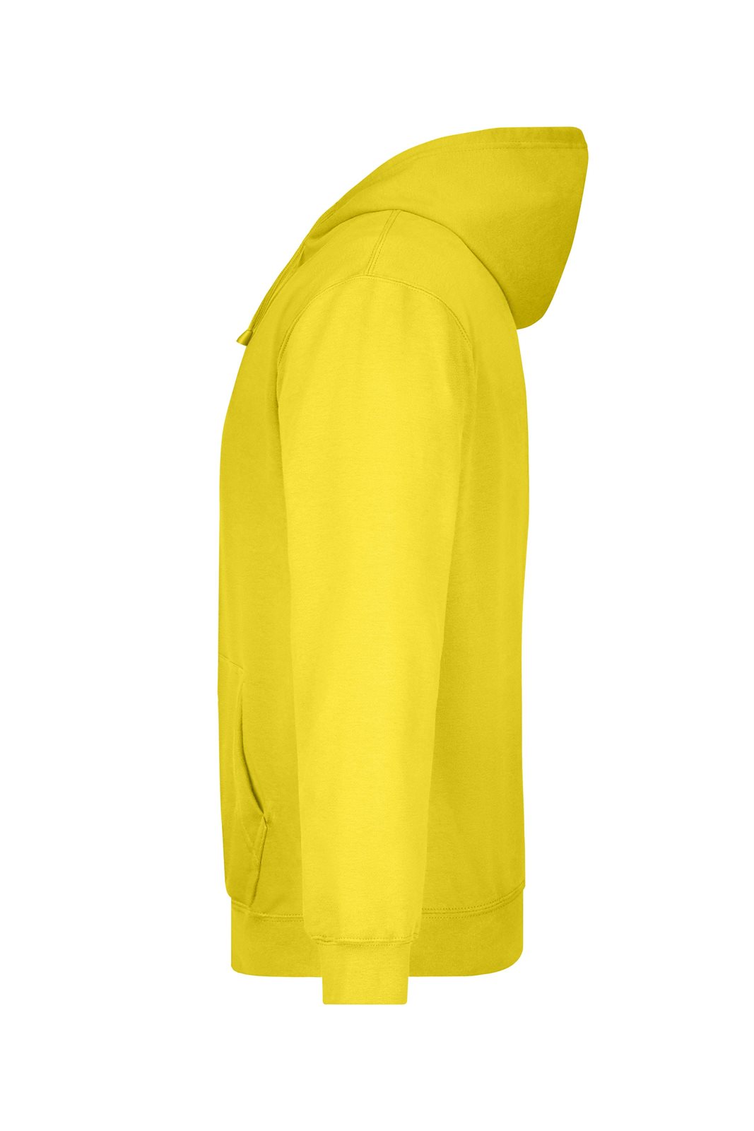 Pullover Herren Gelb – Hooded Sweat, Detailansicht