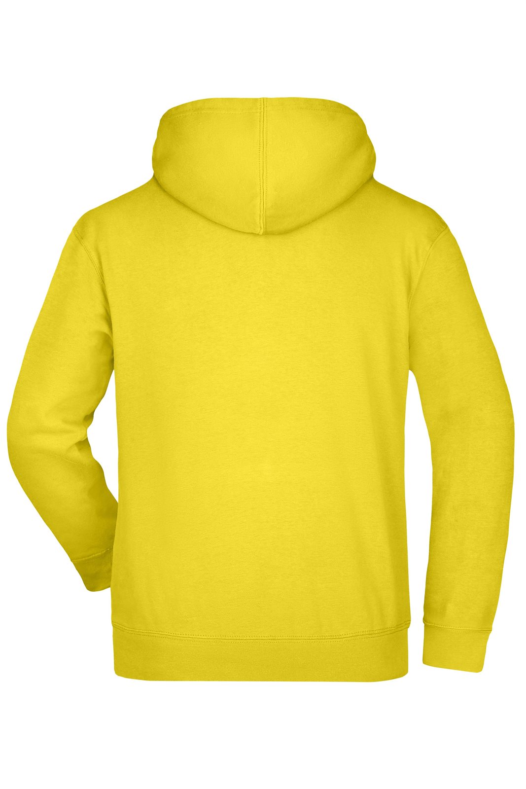 Pullover Herren Gelb – Hooded Sweat, Detailansicht