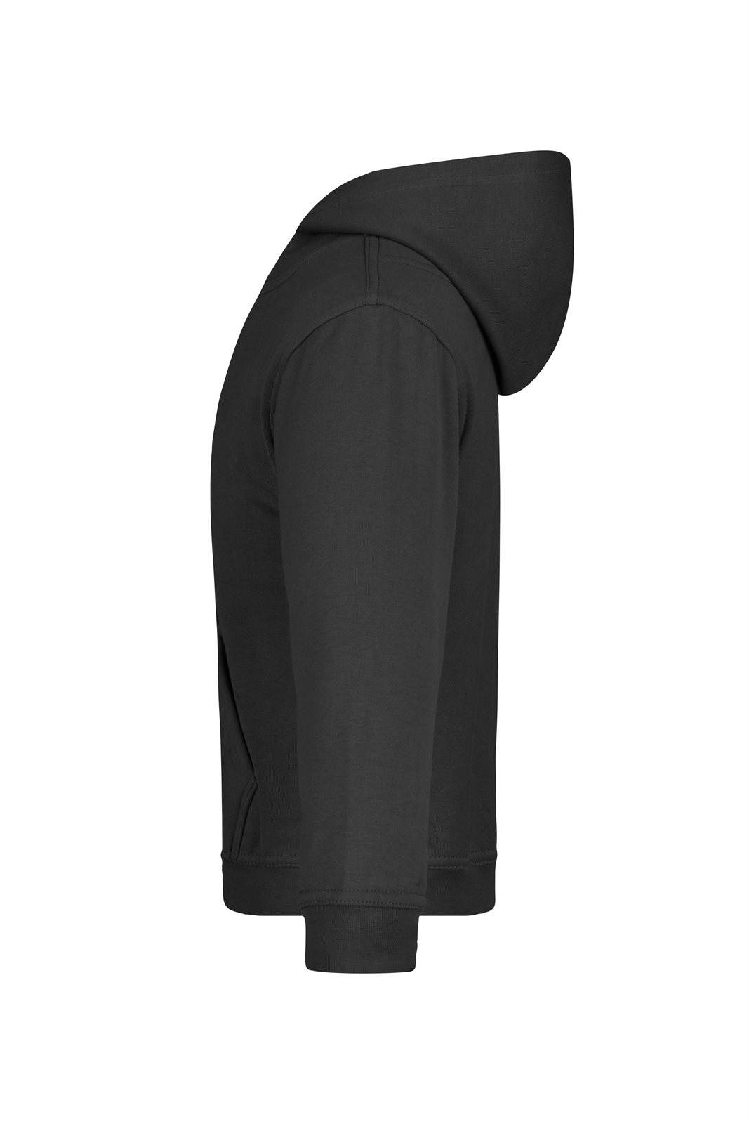 Pullover Kinder Schwarz – Hooded Sweat Junior, Detailansicht