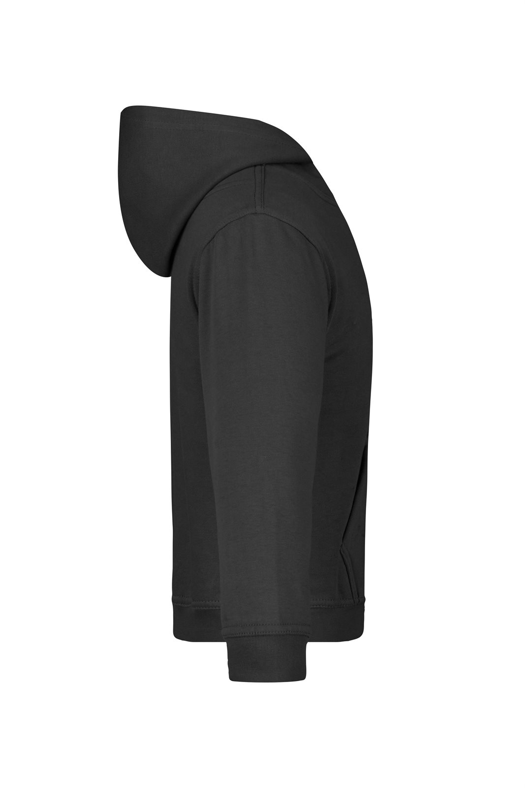 Pullover Kinder Schwarz – Hooded Sweat Junior, Detailansicht