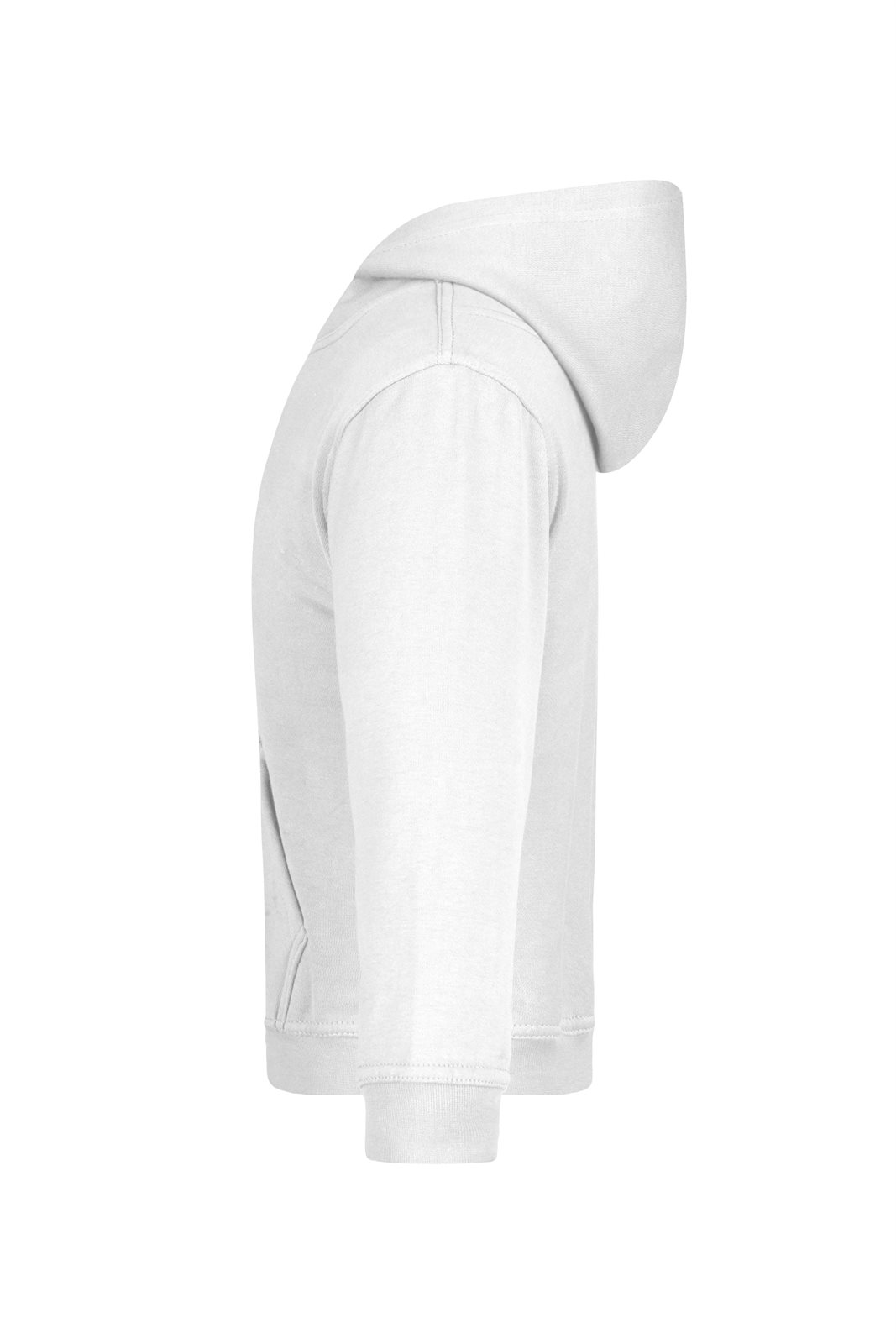 Pullover Kinder Weiß – Hooded Sweat Junior, Detailansicht