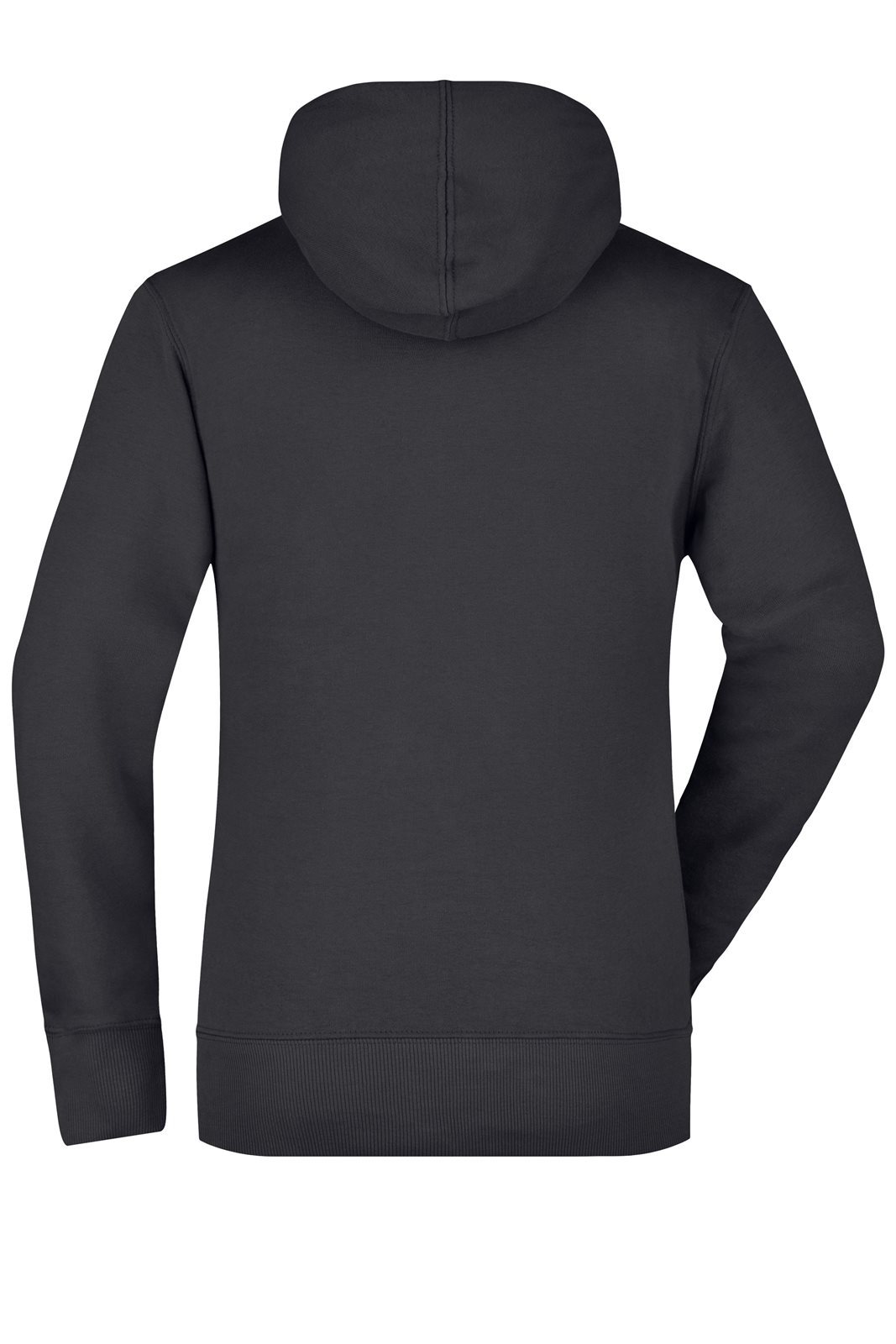 Pullover Damen Schwarz – Ladies' Hooded Sweat, Detailansicht