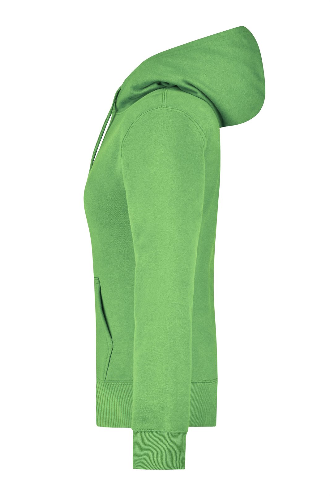 Pullover Damen Grün – Ladies' Hooded Sweat, Detailansicht