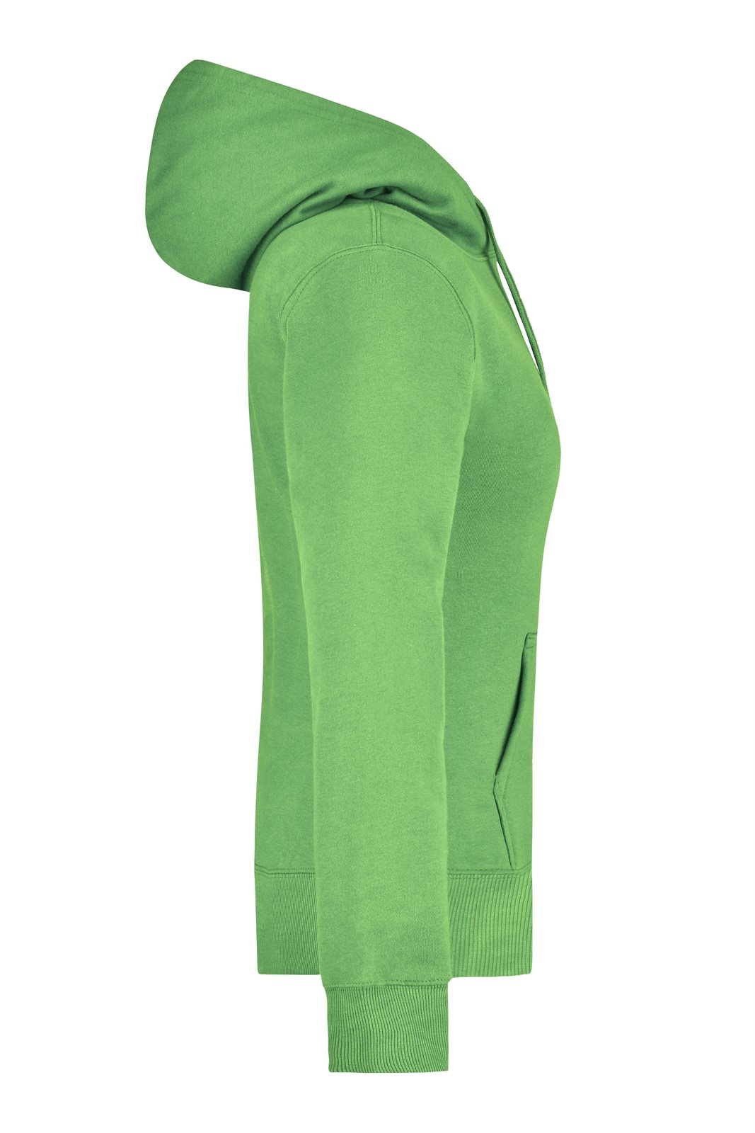 Pullover Damen Grün – Ladies' Hooded Sweat, Detailansicht