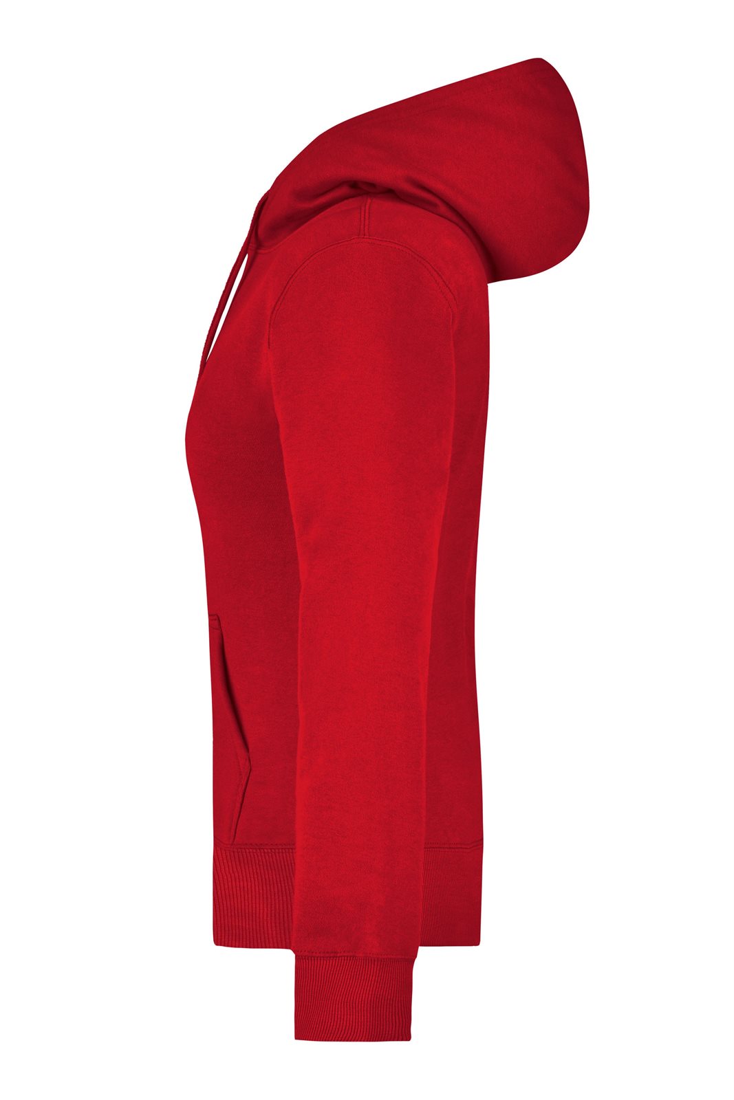 Pullover Damen Rot – Ladies' Hooded Sweat, Detailansicht