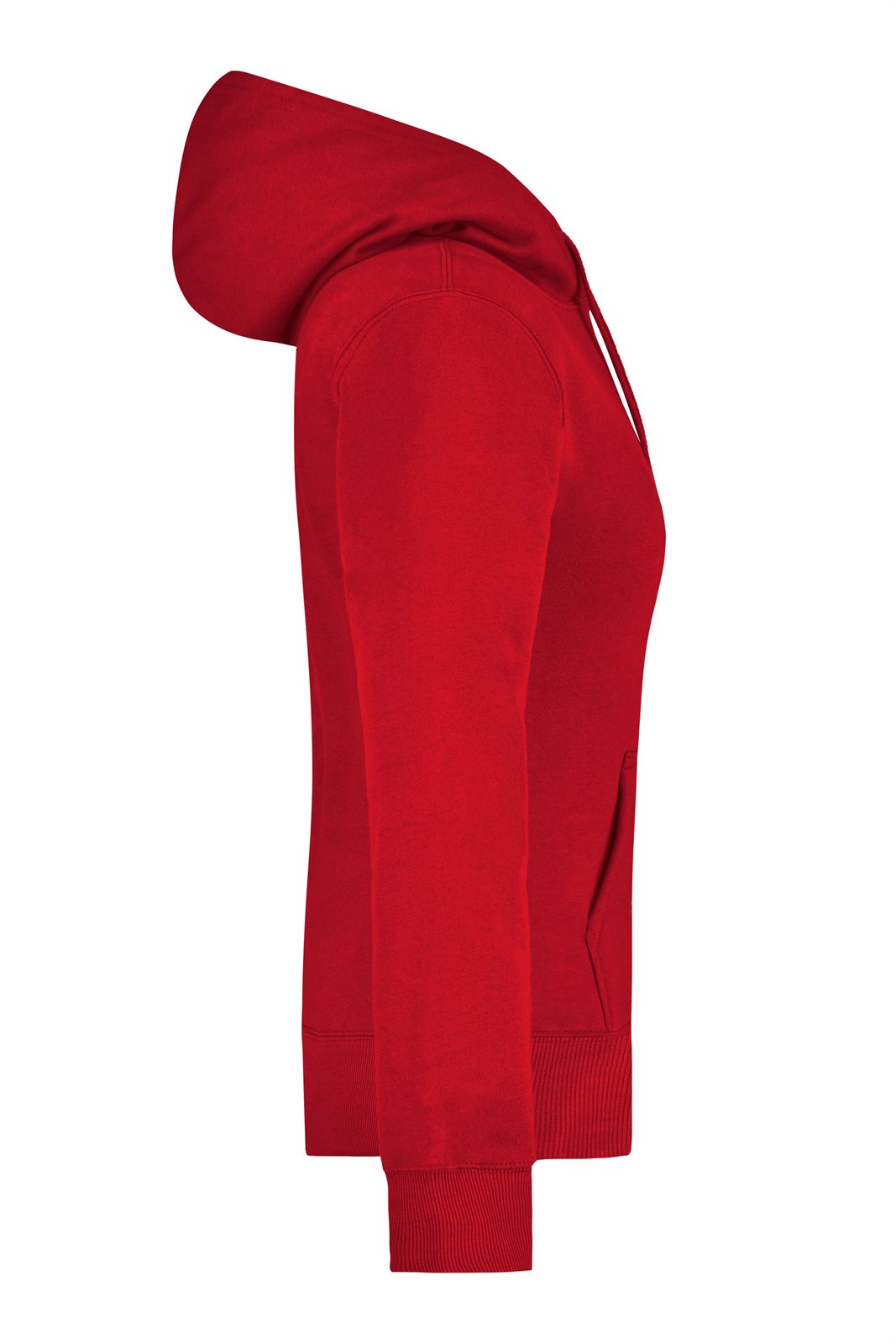 Pullover Damen Rot – Ladies' Hooded Sweat, Detailansicht