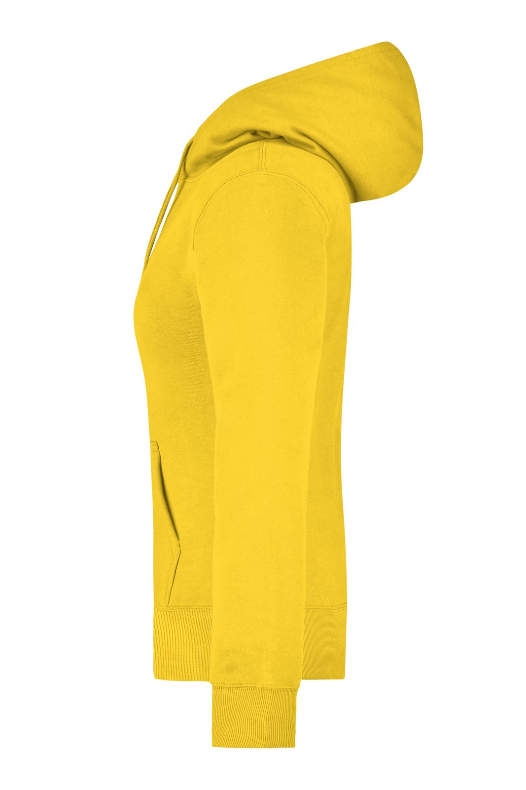 Pullover Damen Gelb – Ladies' Hooded Sweat, Detailansicht