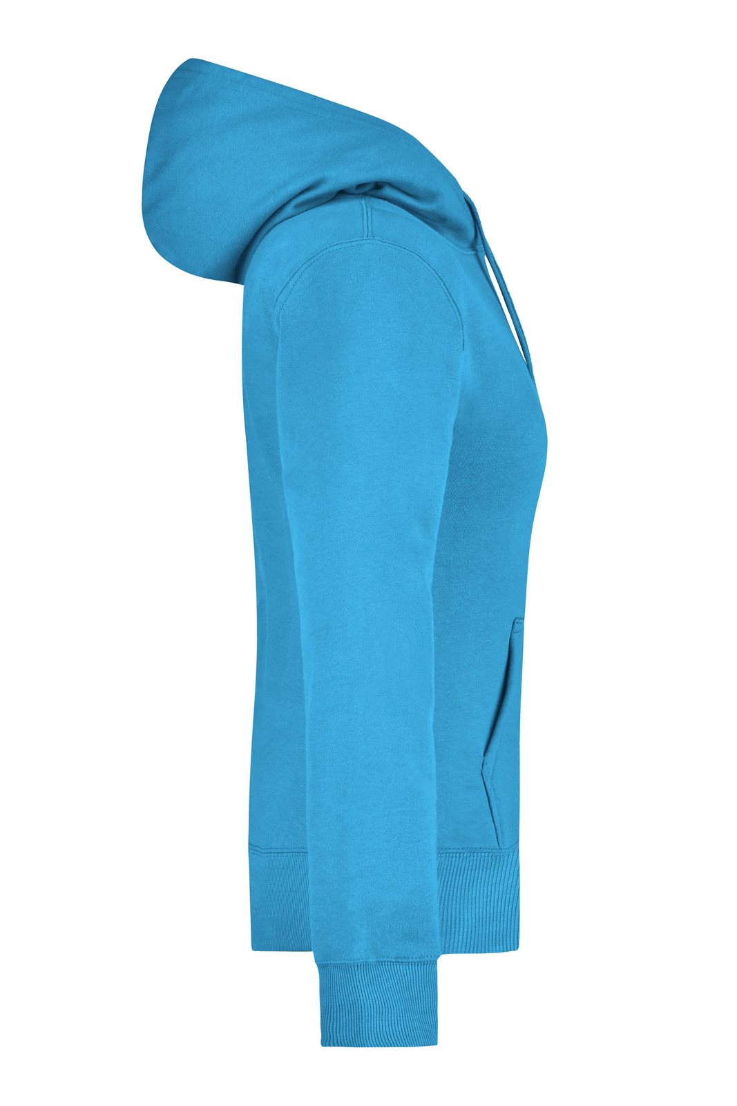 Pullover Damen Blau – Ladies' Hooded Sweat, Detailansicht